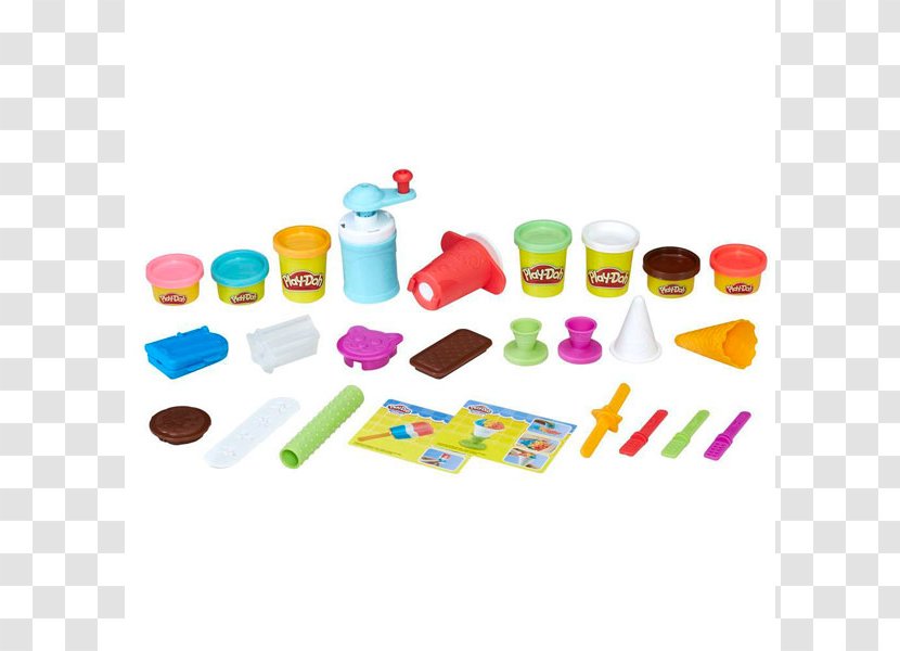 Play-Doh Ice Cream Cones Kitchen Creations Frozen Treats Toy - Hasbro Transparent PNG
