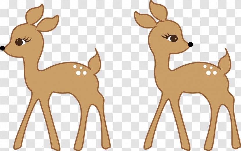 Reindeer Red Deer Roe Clip Art - Animation Transparent PNG