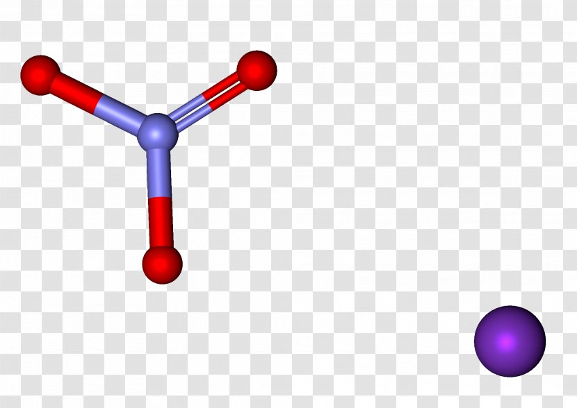 Potassium Nitrate Chemistry Ball-and-stick Model - Nitre - Stick Transparent PNG