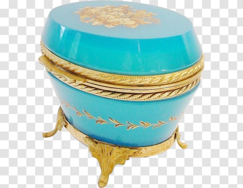 Porcelain Antique Turquoise Sotheby's Casket - Art - French Fashion Bloggers Transparent PNG