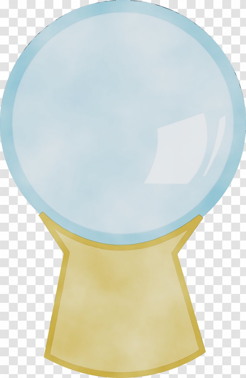 Turquoise Yellow Table - Watercolor Transparent PNG
