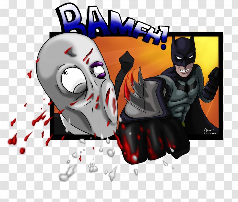Slenderman Batman Harley Quinn Fan Art Drawing - And - Slender Man Transparent PNG