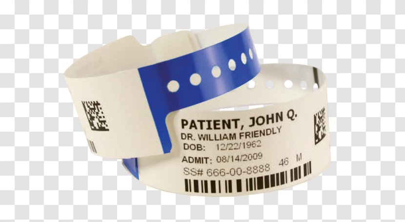 Wristband Hospital Patient Product Label - Rubber Band Bracelets Transparent PNG
