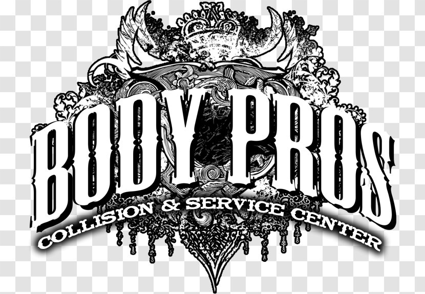 Watertown Body Pros Car Logo Non-structural Analysis & Damage Repair - Black And White Transparent PNG