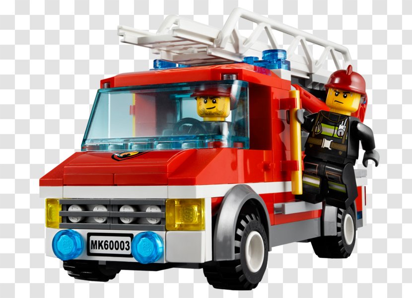 LEGO 60003 City Fire Emergency Firefighter Lego Toy Transparent PNG