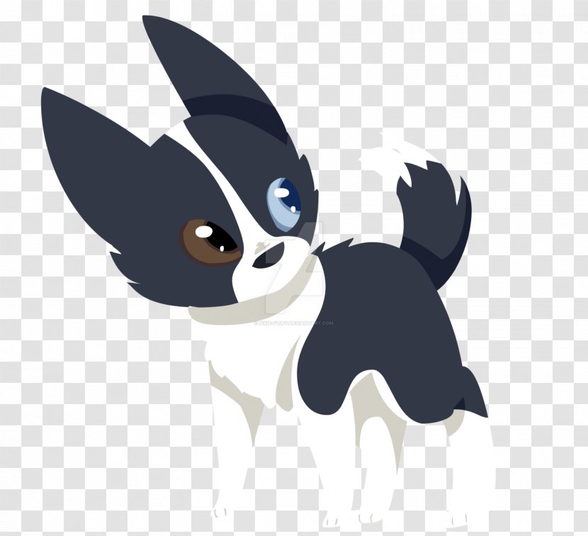 Border Collie Rough Puppy Cat Drawing - Moths And Butterflies - Cute Dog Transparent PNG