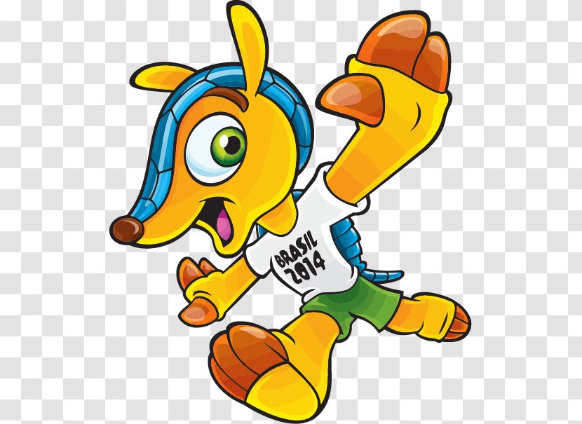 2014 FIFA World Cup 2018 Fuleco Official Mascots Brazil - Tolypeutes - Football Transparent PNG