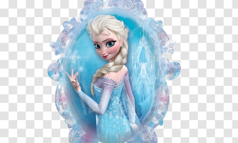 Elsa Anna Frozen Olaf Balloon - Mylar Transparent PNG