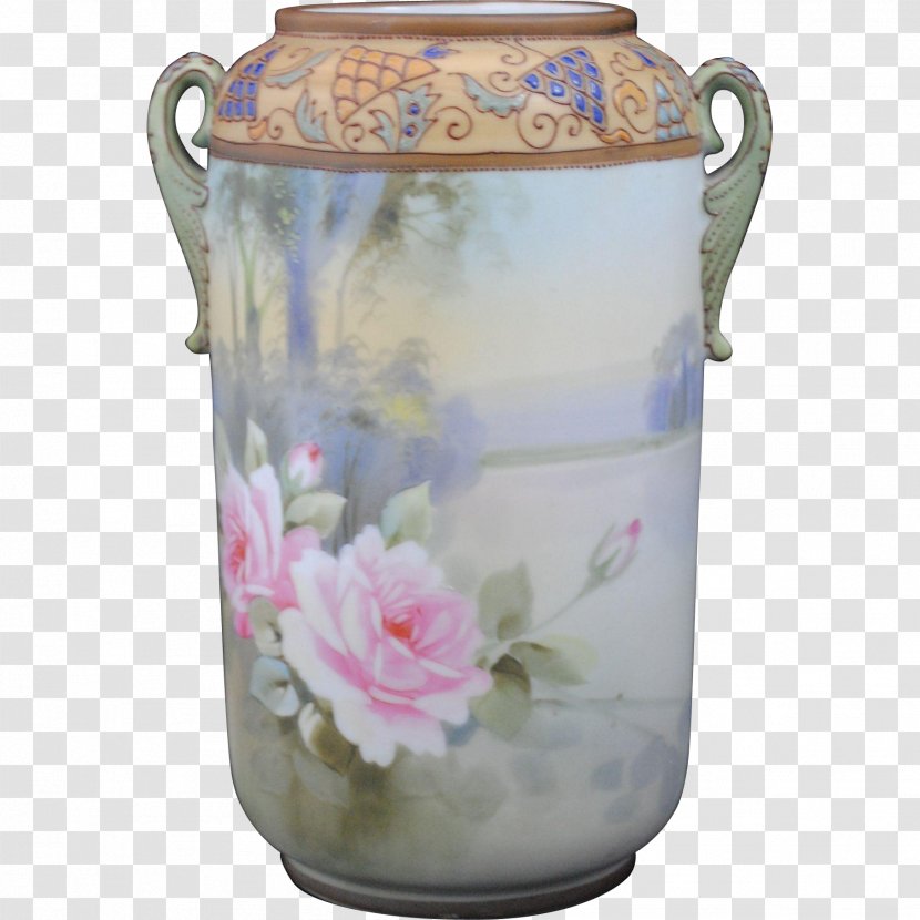 Jug Vase Lid Porcelain Pitcher - Flowerpot Transparent PNG