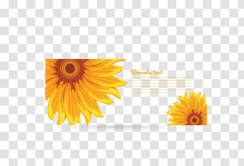 Common Sunflower Download Euclidean Vector - Yellow Transparent PNG