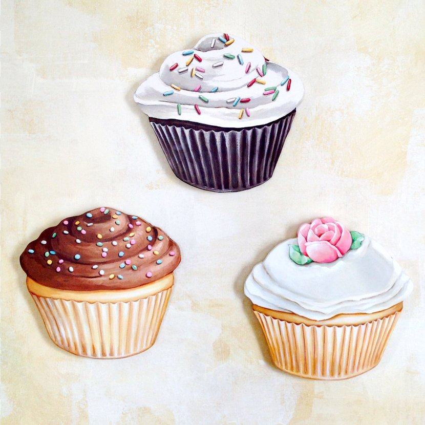 Cupcake Muffin Frosting & Icing Bakery Chocolate Brownie - Food Transparent PNG