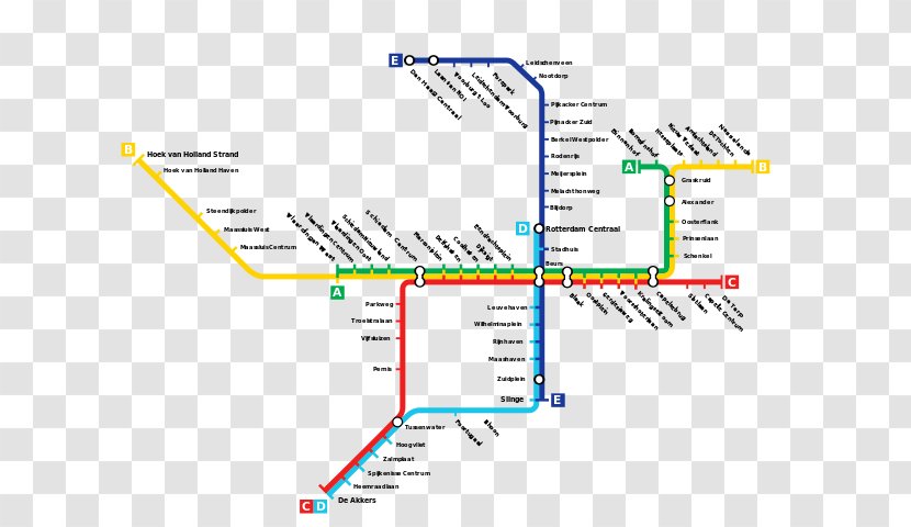 Rotterdam Metro Rapid Transit Trolley RandstadRail - Land Lot - Future Planning Transparent PNG