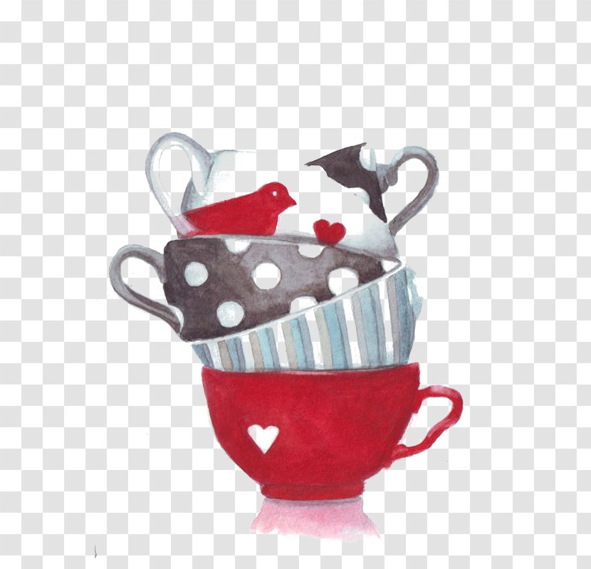 Coffee Cup Tea Cafe - Mug Transparent PNG