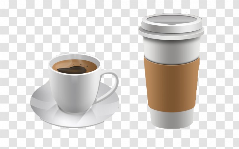 Coffee Cup Espresso Tea Milk - Creative Transparent PNG