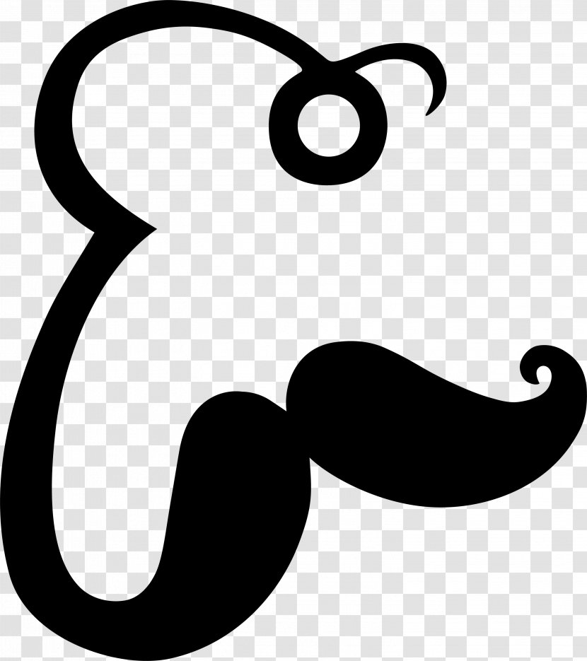 Moustache Cartoon - Symbol - Line Art Transparent PNG