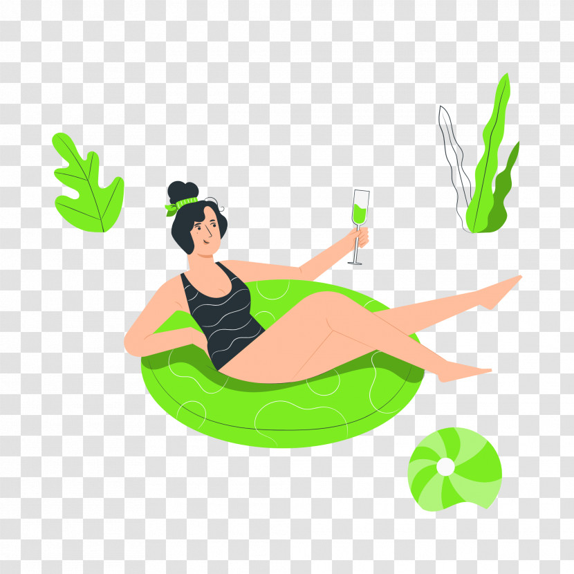 Cartoon Youtube Green Leaf Transparent PNG