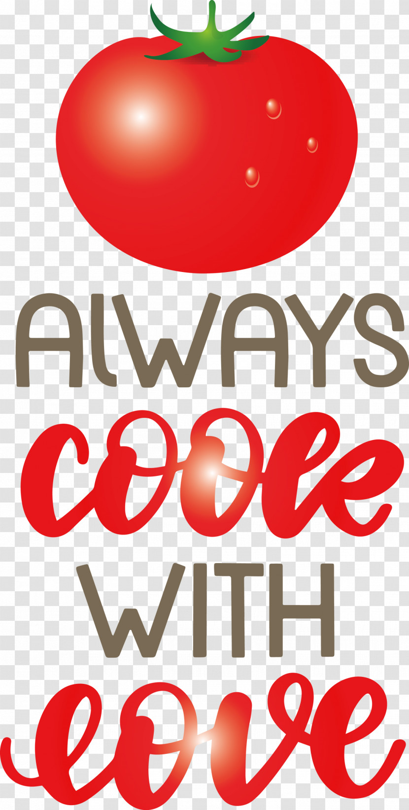 Always Cook With Love Food Kitchen Transparent PNG