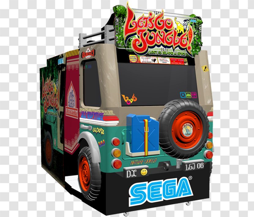 Let's Go Jungle!: Lost On The Island Of Spice Jurassic Park Arcade Game OutRun 2 Lethal Enforcers - Racing Video Transparent PNG