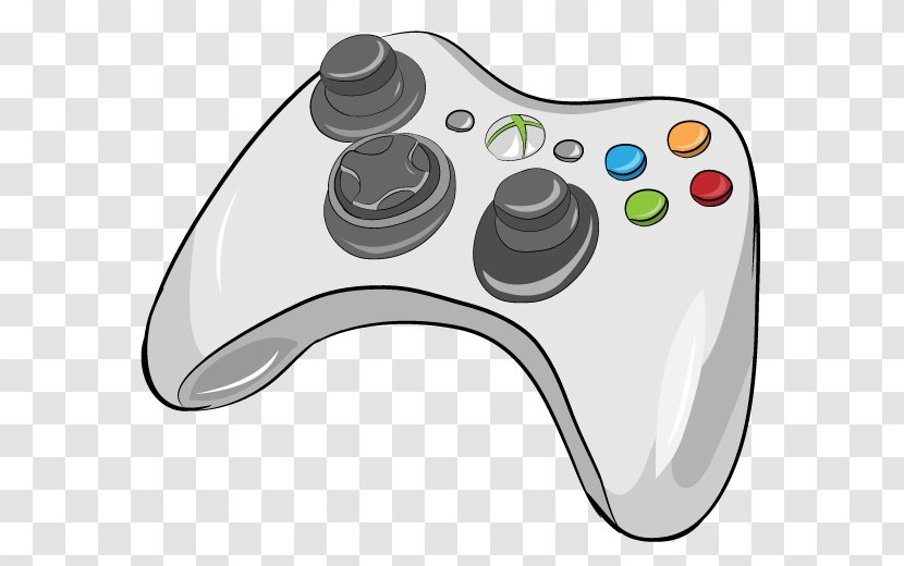 Black Xbox 360 Controller One Game Controllers Transparent PNG