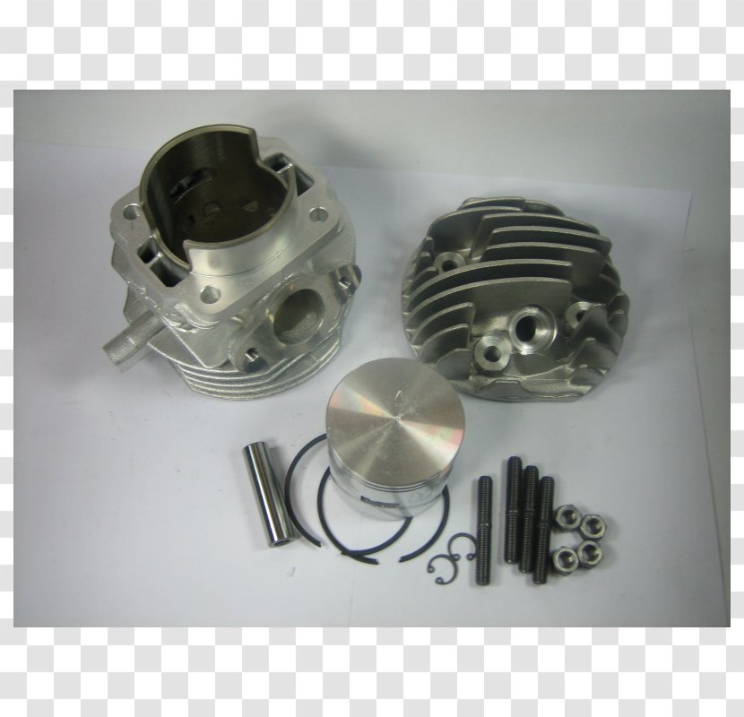 Automotive Piston Part Cylinder Clutch Metal - Vespa Motor Transparent PNG