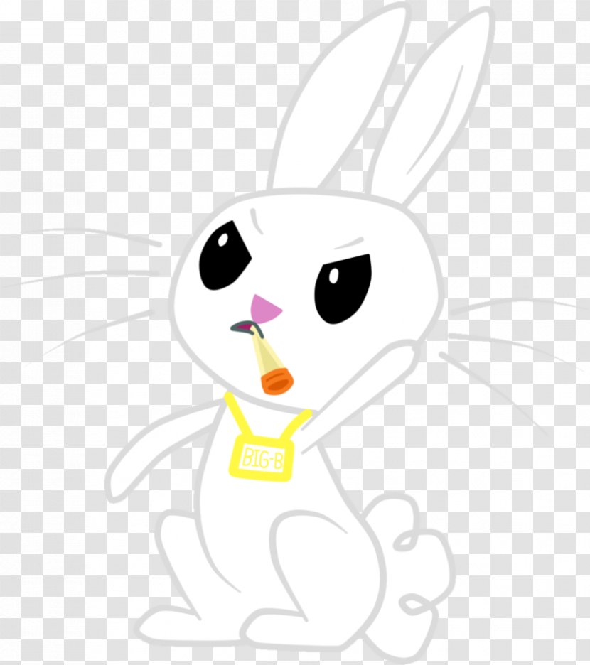 Whiskers Easter Bunny Hare Clip Art - Watercolor - Cat Transparent PNG