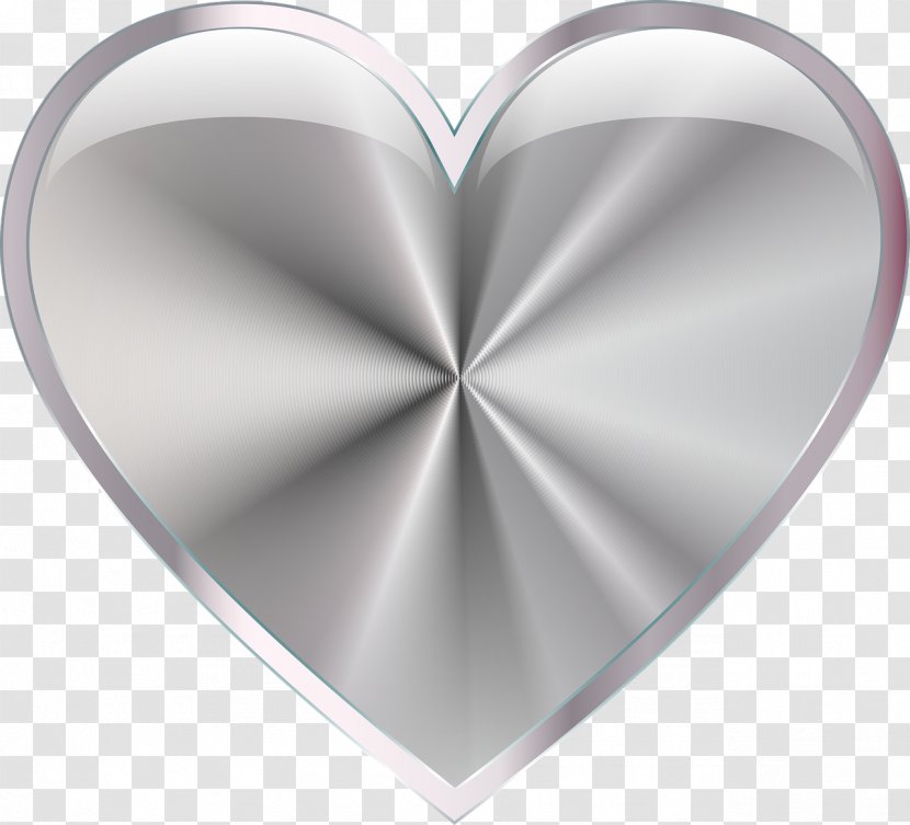 Silver Metal Pixabay Clip Art - Love Transparent PNG