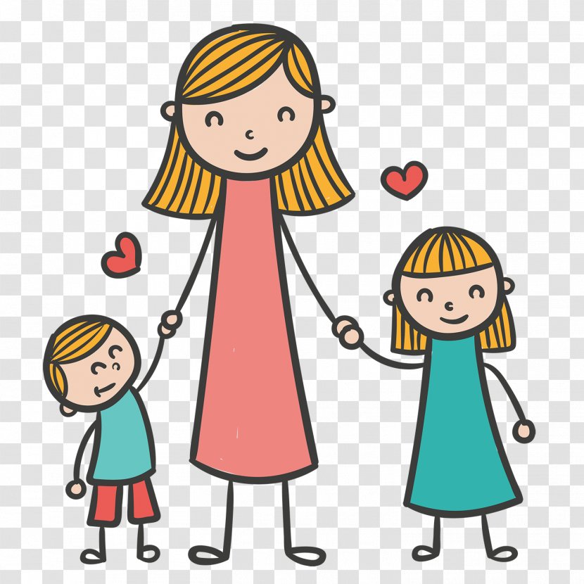 Vector Graphics Mother's Day Royalty-free Image - Facial Expression - Mom And Child Transparent PNG