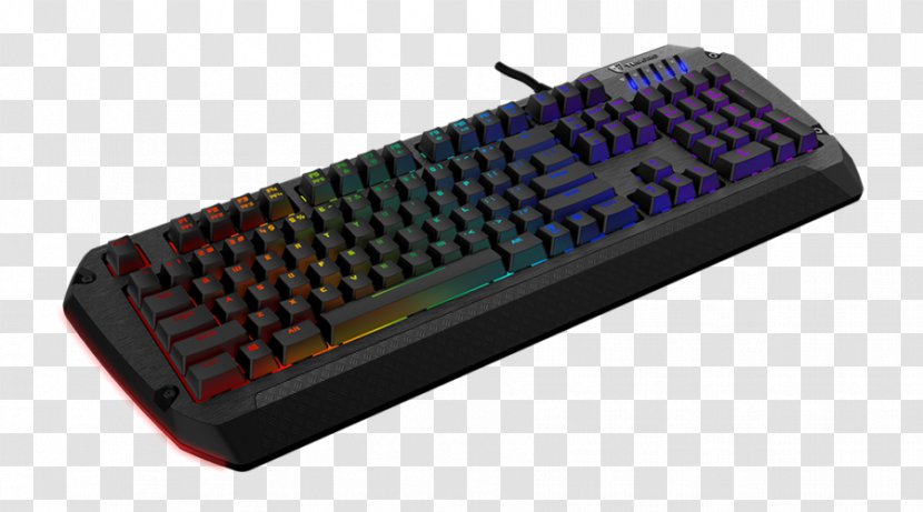 Computer Keyboard Tesoro Gram SE Spectrum - Rgb Color Model - Black (Rd) Optical Lobera SpectrumToetsenbord TESORO Gaming KeypadLaptop Transparent PNG