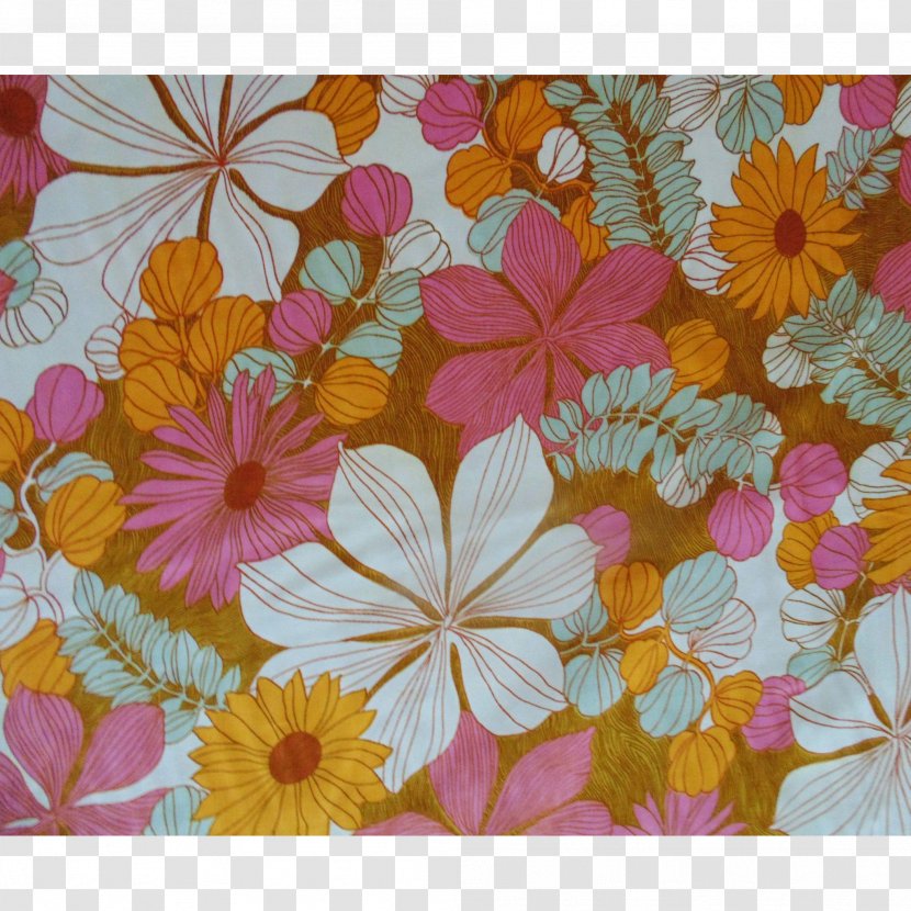 Floral Design Textile Vintage Flower Yard Transparent PNG