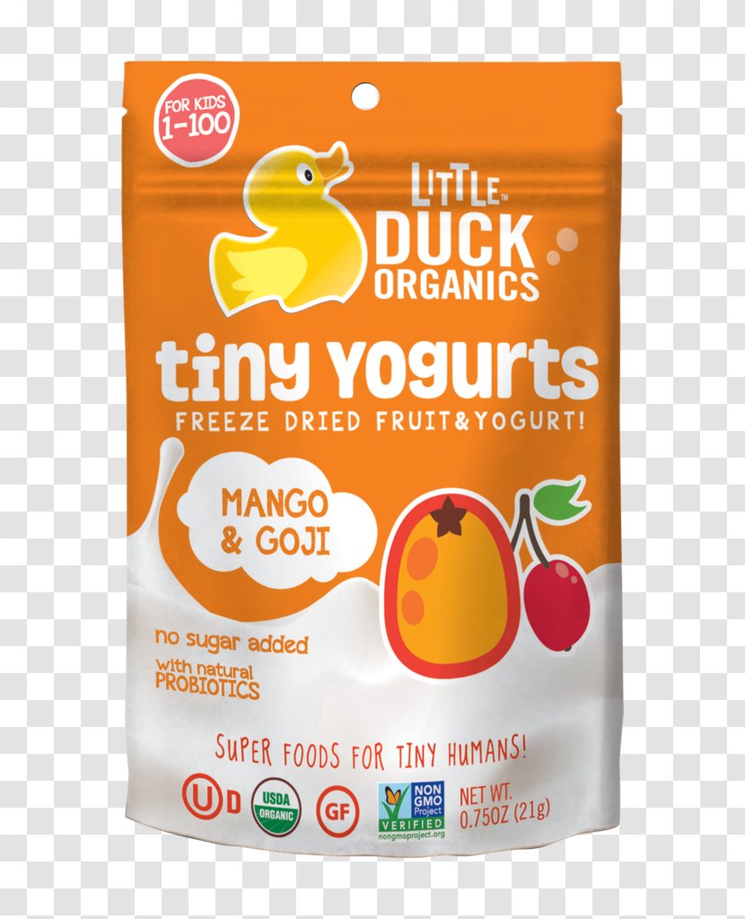 Organic Food Vegetarian Cuisine Little Duck Organics Yoghurt Dried Fruit - Blueberry Transparent PNG