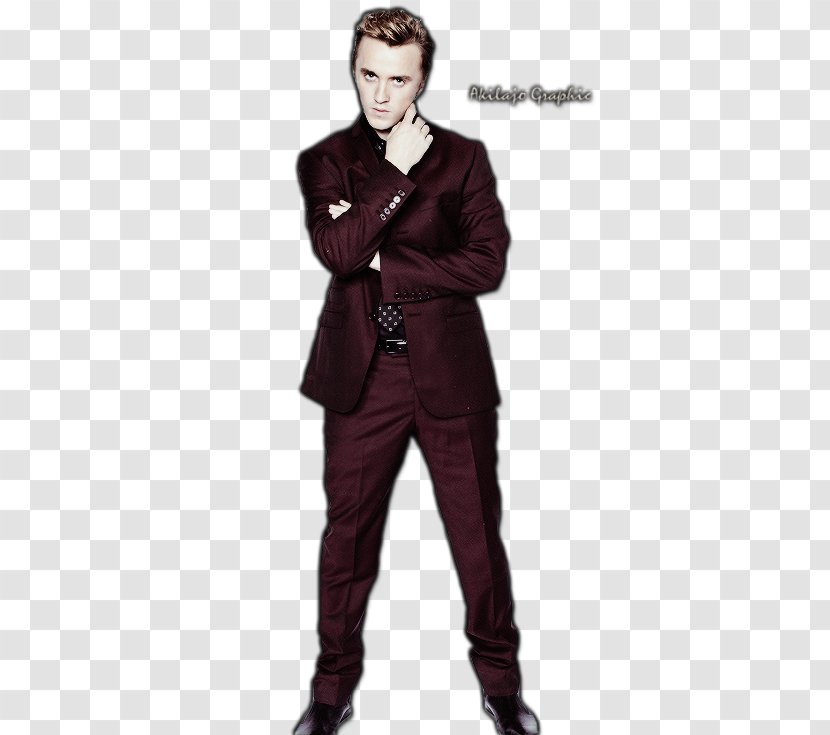 Tom Felton Draco Malfoy Musician - Formal Wear Transparent PNG