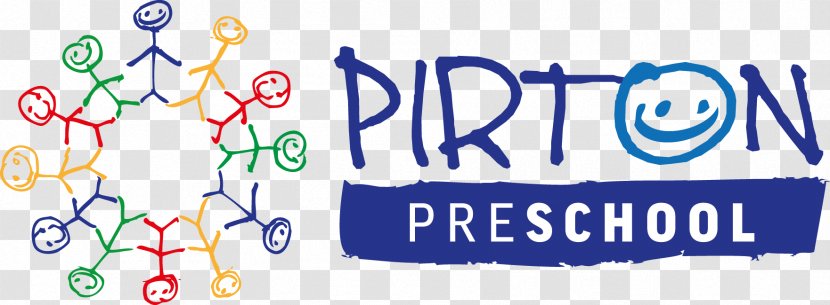 Pirton Preschool Pre-school Playgroup Logo - Blue Transparent PNG