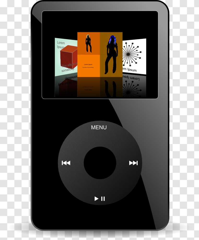 IPod Shuffle Media Player Clip Art - Ipod Nano - Multimedia Transparent PNG