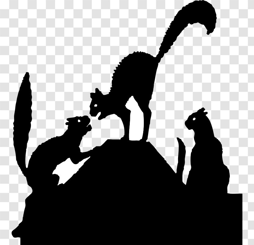 Dogxe2u20acu201ccat Relationship Silhouette Clip Art - Free Content - Cats Transparent PNG