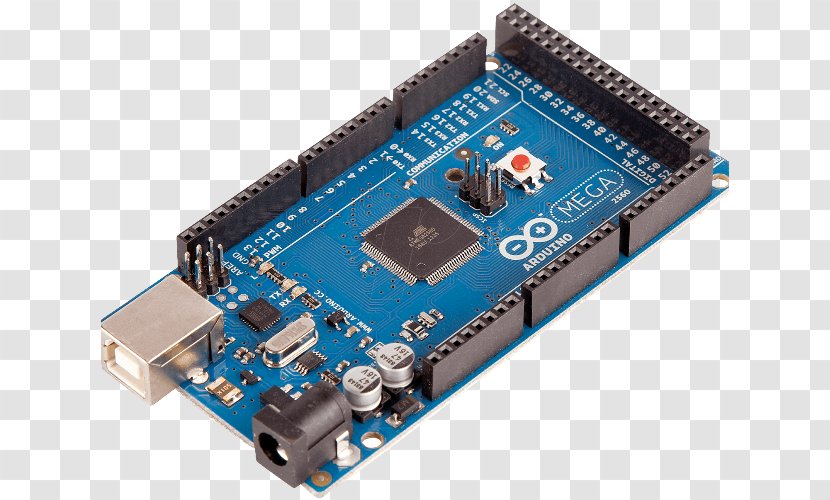 Arduino Mega 2560 Uno Electronic Circuit Input/output - Avr Microcontrollers Transparent PNG