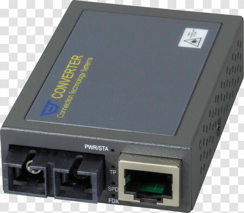 Power Converters Fiber Media Converter Small Form-factor Pluggable Transceiver Gigabit Ethernet Optical - Electronics Accessory Transparent PNG