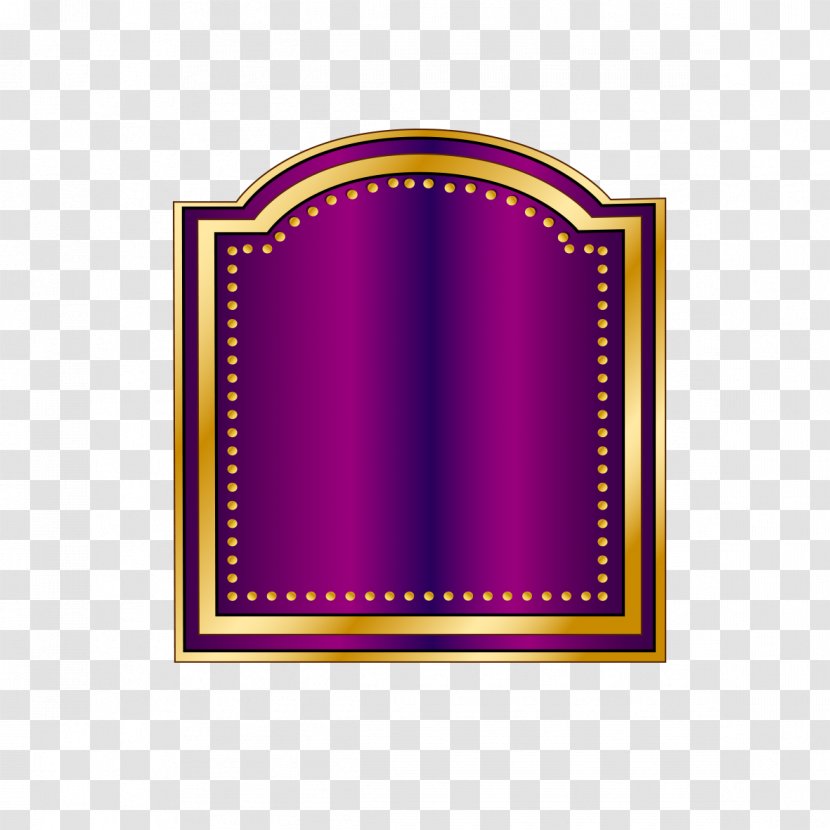Purple Button Sign - Door Type PurpleSign Transparent PNG