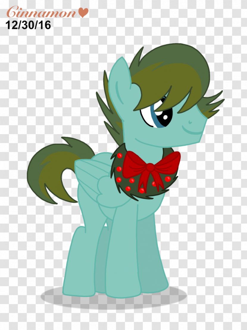 Horse Green Legendary Creature Clip Art - Pony - Heart Wreath Transparent PNG