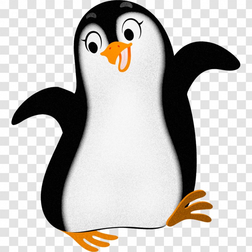 Girl Cartoon - Child - Emperor Penguin Transparent PNG