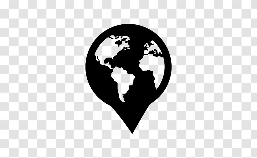 Globe World Map - Icon Transparent PNG
