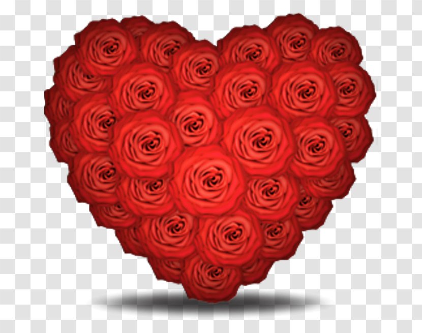 Desktop Wallpaper Rose Heart Clip Art - Cut Flowers Transparent PNG
