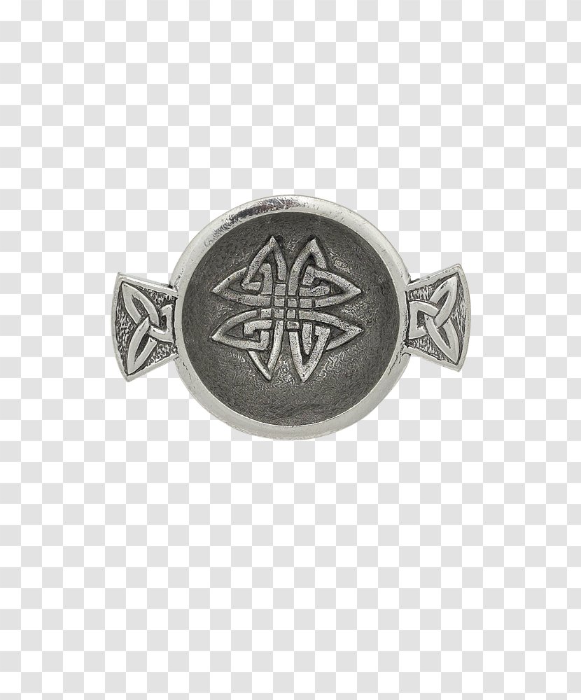 Quaich Pewter Silver Celtic Knot Celts - Friendship Transparent PNG