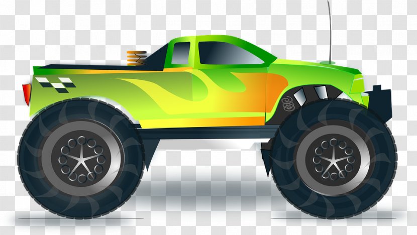 Radio-controlled Car Automotive Design Truggy Monster Truck - Radiocontrolled Transparent PNG