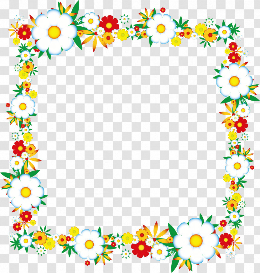 Flower Rectangular Frame Floral Rectangular Frame Rectangular Frame Transparent PNG