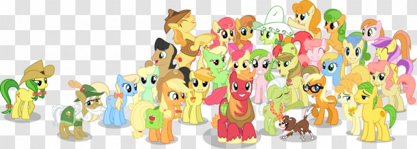 Applejack Pinkie Pie Pony Family - My Little Friendship Is Magic Transparent PNG