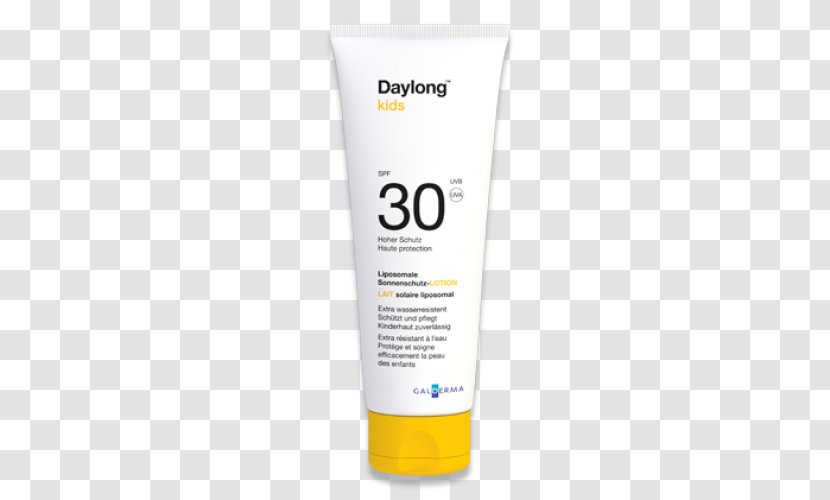 Lotion Sunscreen Factor De Protección Solar Cream Daylong After Sun Repair - Shopping Kids Transparent PNG