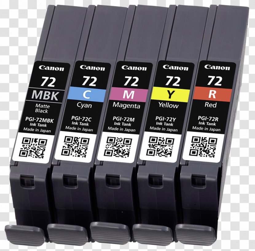 Ink Cartridge Magenta Canon Pigment - Black - Printer Transparent PNG