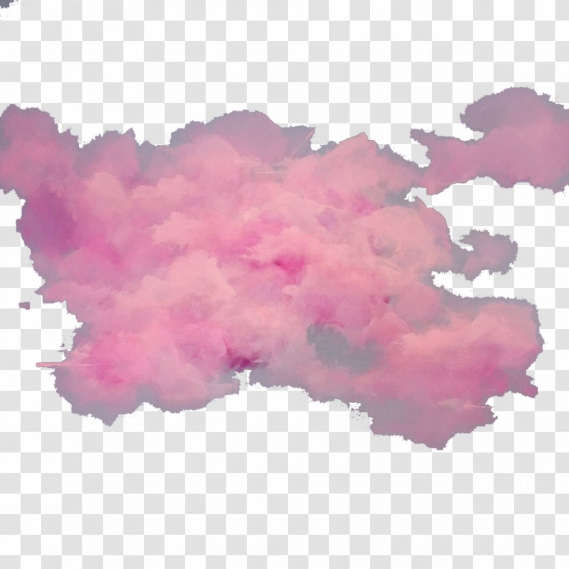 Cloud Pink - Designer - Free Clouds Pull Material Transparent PNG