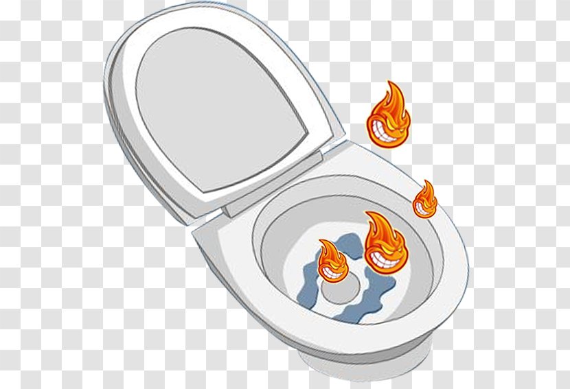 Toilet - Orange - The Smell Of Transparent PNG