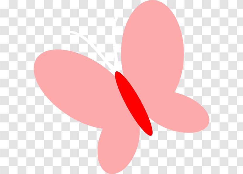 Butterfly Royalty-free Clip Art - Cartoon - Pink Transparent PNG